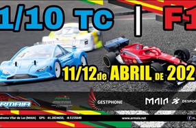 1ª Prova do Campeonato Nacional 1/10 TC Stock, Mod e Trofeu F1